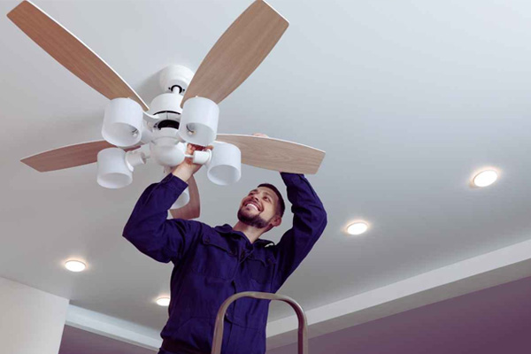 Fan fitting in Delhi by Delhi Electrician